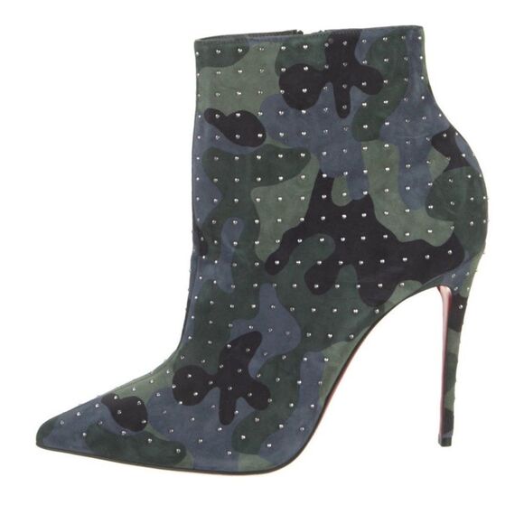 Christian Louboutin Suede Booties - Picture 3 of 8